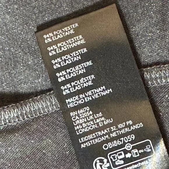 NWT URBAN OUTFITTERS SILENCE + NOISE VELVET MIDI DRESS BLACK WHIMSIGOTH MEDIUM - Picture 9 of 10